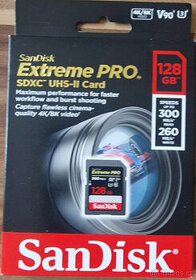 SanDisk Extreme Pro SDXC UHS II kartu 128GB - 1
