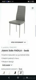 Jídelní židle Fadila úplně nové - 1