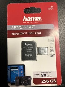 Hama microSDXC 256 GB Class 10 UHS-I 80 MB/s + adaptér - 1