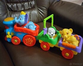 Dětský vláček Fisher Price se zvířátky a zvuky