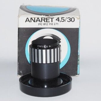 Objektivy Anaret 4,5/30, 4,5/50 a adaptér