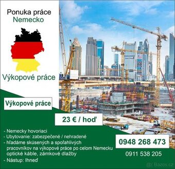 Nemecko -Výkopové práce