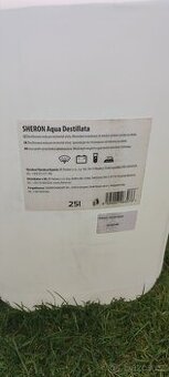 Destilovaná voda 85L nová