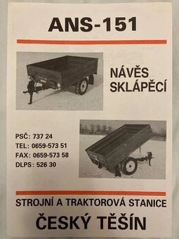 Vlek za malotraktor