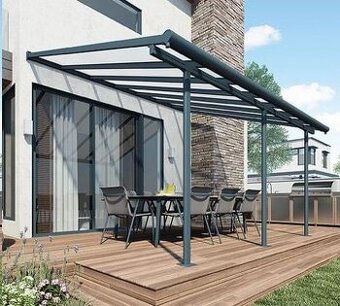 Hliníková pergola Palram Sierra 4200, antracit,nejlepší cena