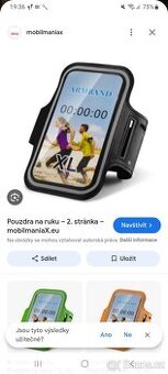 Běžecké pouzdro na ruku na mobil