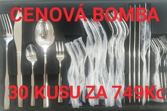 Sada příborů pro 6 osob,30ks kvalitní nerez