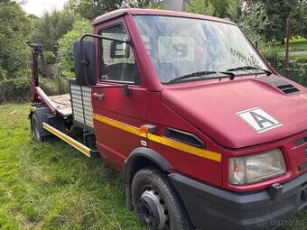 Iveco 59 E 12- nosič kontejneru+ 3 kontejnery