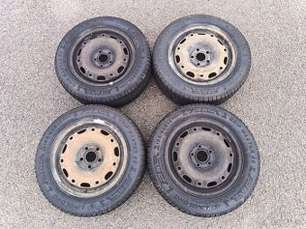 R14 celoroční sada plech 5x100 Fabia,Polo...7mm