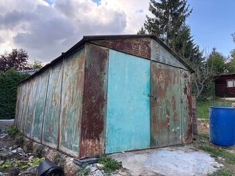 Prodám plechovou garáž 3x6 m
