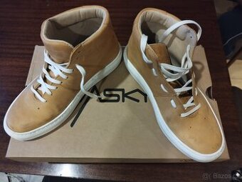 dívčí kožené boty Vasky