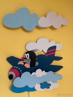 Nástěnná LED lampička Krtek