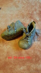 Dětské podzimni vel. 22 , zimní  boty vel. 24