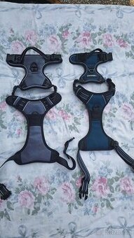 Prodám postroj na psa zelený a šedý