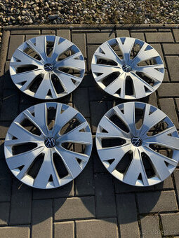 4x nové originální poklice Volkswagen 16"