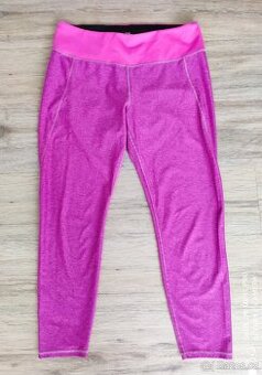 Dámské sportovní legíny H&M růžové velikost L