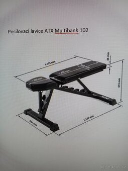 Nová posilovací lavice ATX Multibank 102