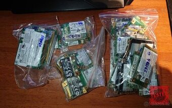 Retro Wifi karty 50+ kusu  miniPCI / miniPCI-E