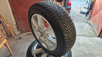 Zimní pneu 205/55/16, Alu kola 5x112 r16,