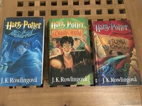 Harry Potter 3 knihy -  první vydání - 1