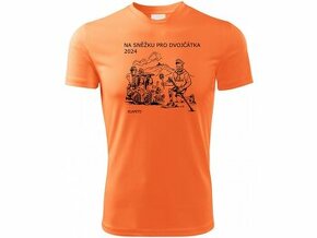 NOVĚ - Charitativní tričko Na Sněžku pro dvojčátka 2024