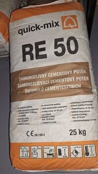 Samorozlivný potěr Quick mix RE 50