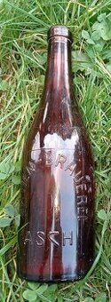 Staré láhve Aš 2 ks 0,5l