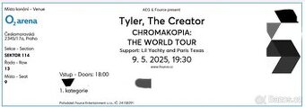 Tyler The Creator, sezeni 114 sektor Praha O2 09.05.2025