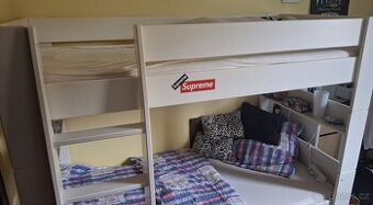 Patrová postel bílá