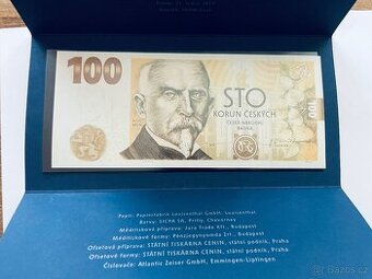 Tři pamětní bankovky Rašín a Engliš