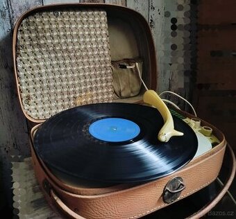 Kufříkový gramofon Supraphon -GE080- - 1