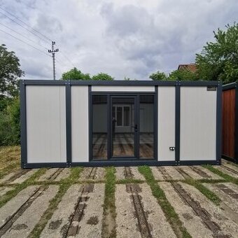 Obytný kontejner PMP - Y 3x6m s francouzskými dveřmi