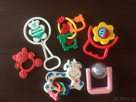 Retro chrastítka / kousátka / hejbátka