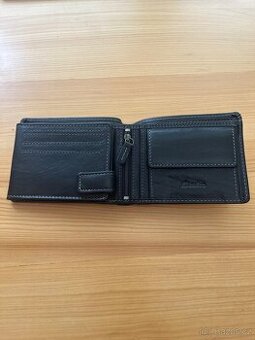 Pánská kožená peněženka Baťa, černá