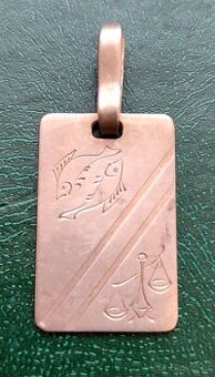 Stříbrná destička