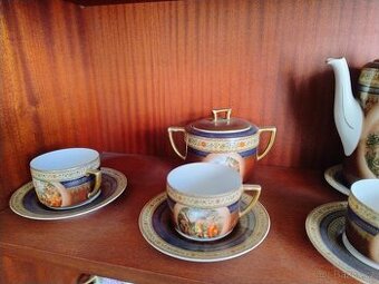 Stará čajová souprava 17 dilná