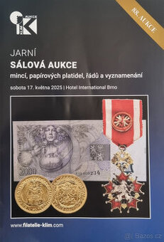 Filatelie Klim 88. sálová - on - line aukce mincí, bankovek,