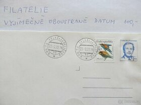 Obálka se známkama - výjmečné datum