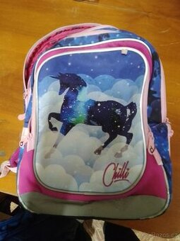 Školní dívčí aktovka TOPGAL + penál + sáček