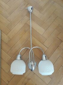 Lustr dvouramenný chrom