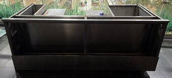 Nerezový stůl na smažící pánev – gastro č. 069