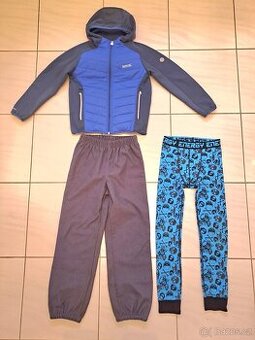 Softshell kalhoty Tchibo, Bunda Regatta, Lindex podvlikac140