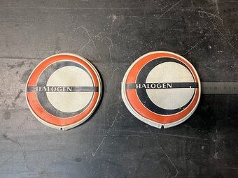 kryty přídavných světel halogen, staré, nepoškozené