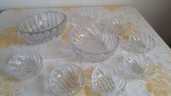 souprava skleněných misek