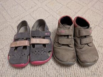 Dětské kožené bare foot boty značky FARE, vel. 29