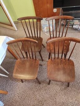 Židle dřevěná 4x, TON 615-311-1956