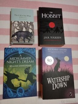 Anglické knihy, romány, anglická povinná četba