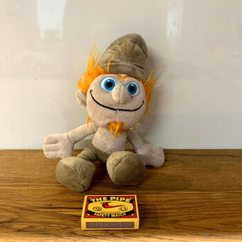 Plyšový skřítek se zrzavými vlasy + DÁREK