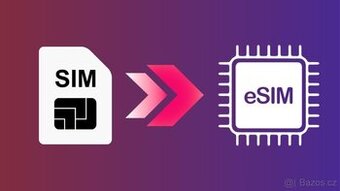 Fyzická eSIM pro každý telefon a zařízení + LEVNÁ DATA