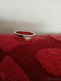 Briliantový prsten, 14k prstýnek 585